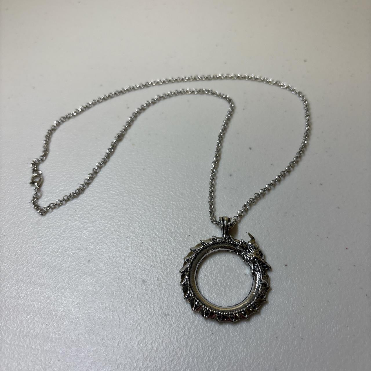Dragon Ouroboros Ring Necklace