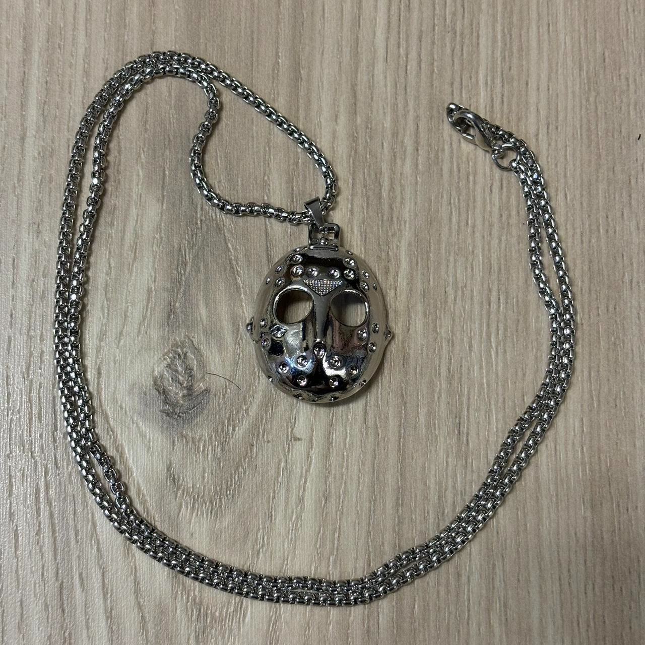 0497 - Jason Hockey Mask Necklace