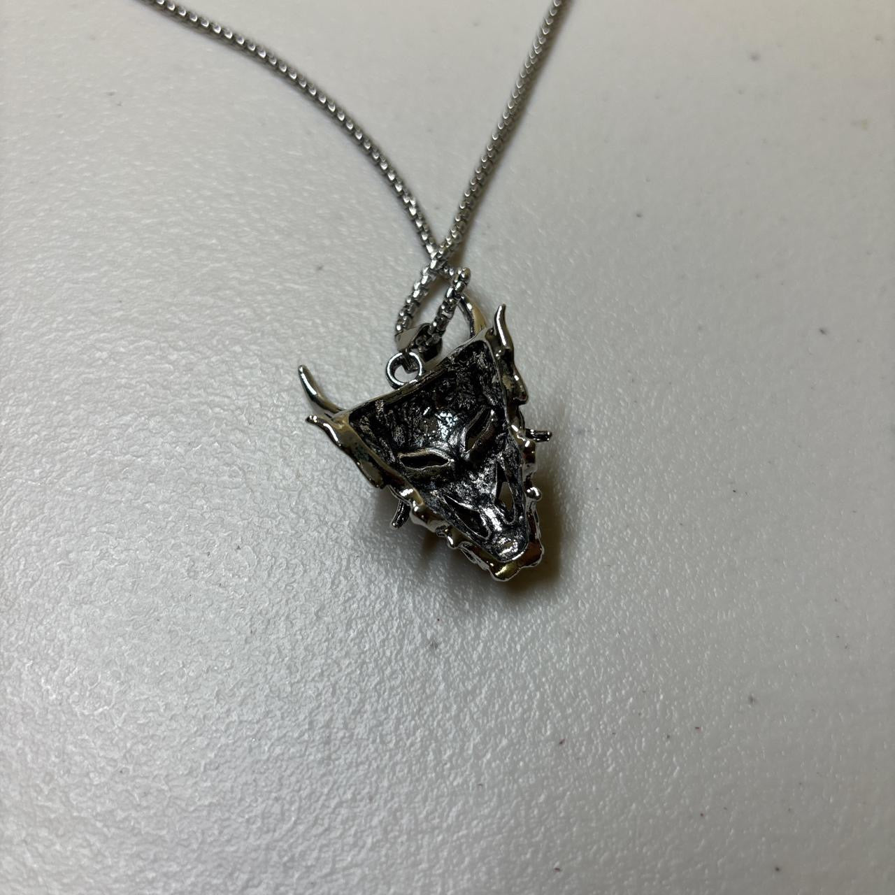 Demon Samurai Mask Necklace