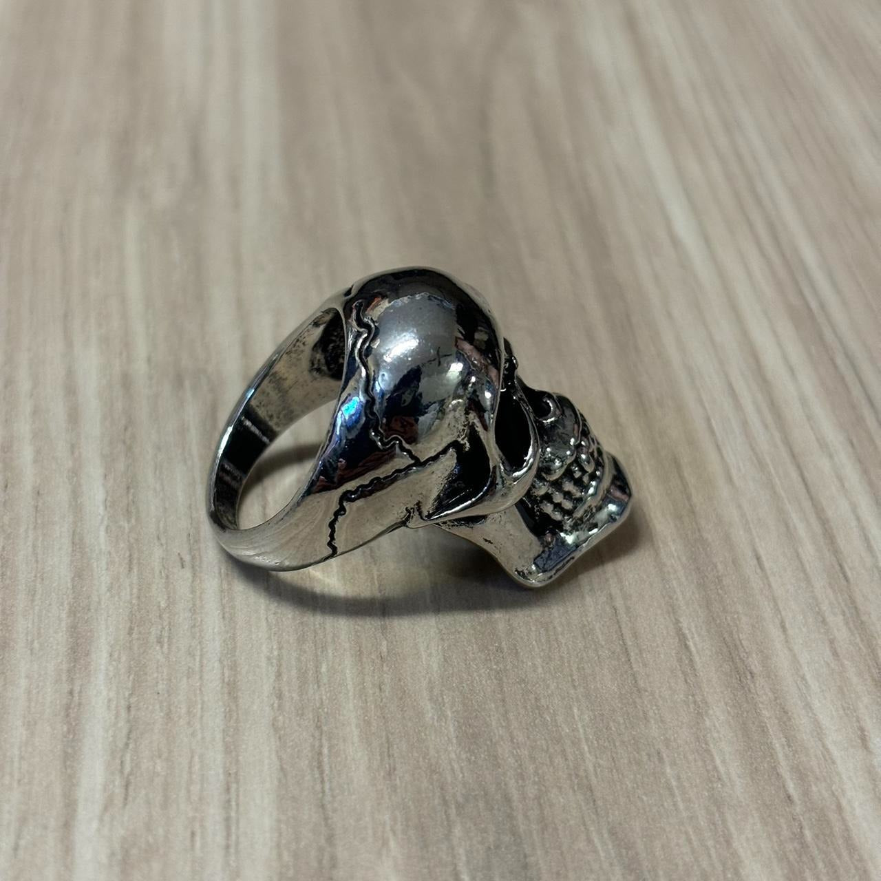 0500 - Rock Skull Oversized Ring