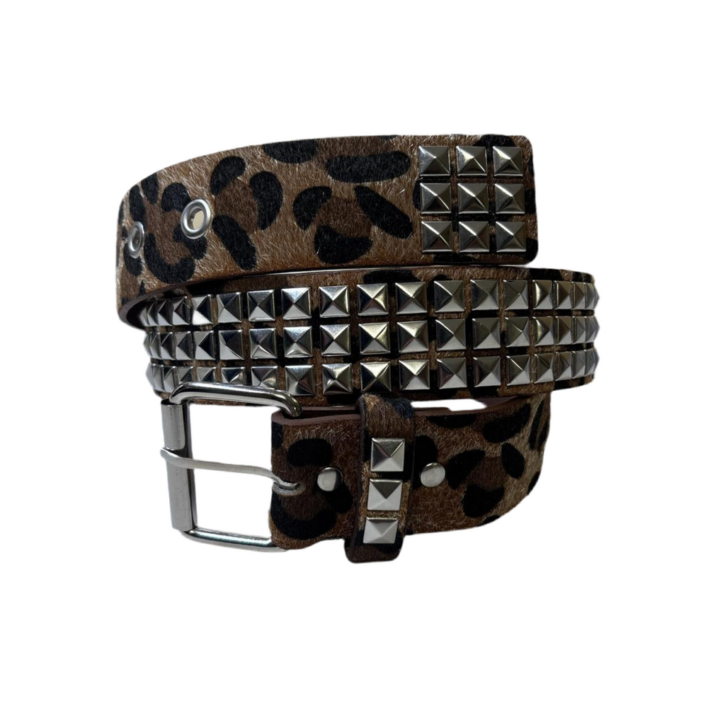 Cheetah Red Trim Belted chill set