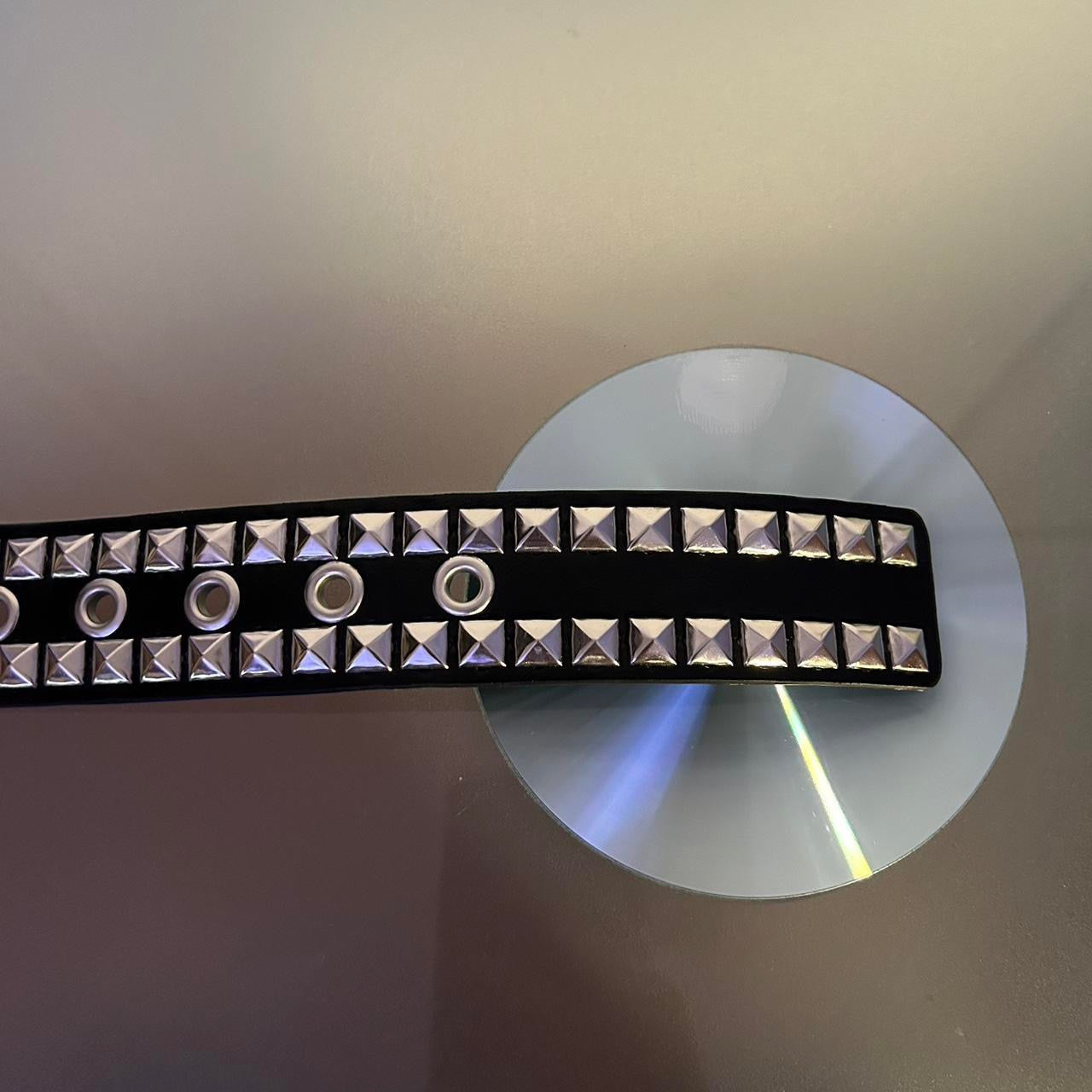 Double Row Rivet Studded Belt