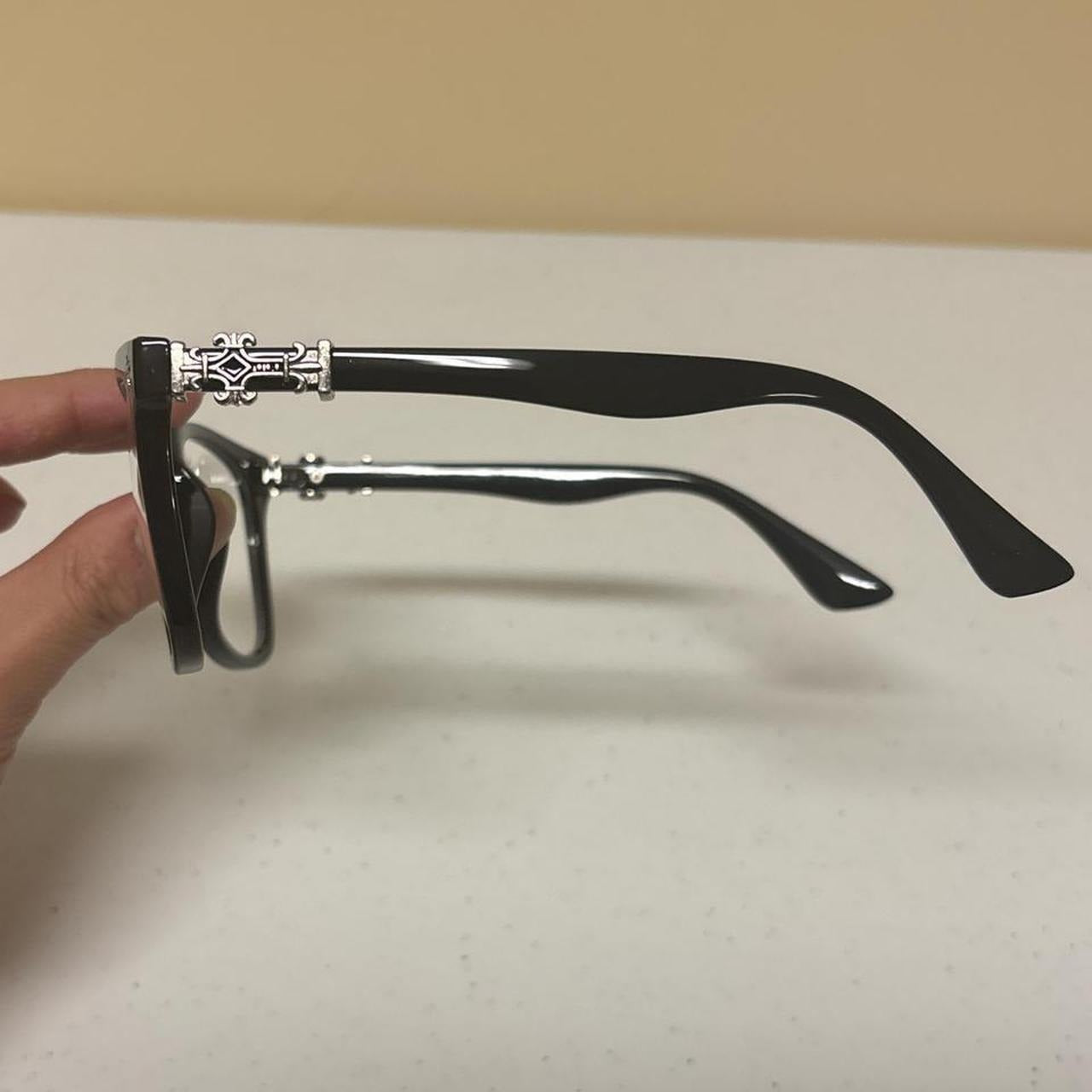 0583 - Gothic Cross Frame Glasses