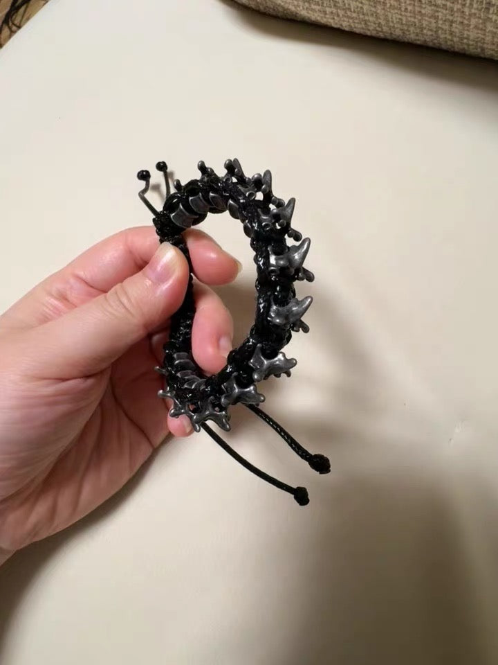 Nightspine Woven Bracelet