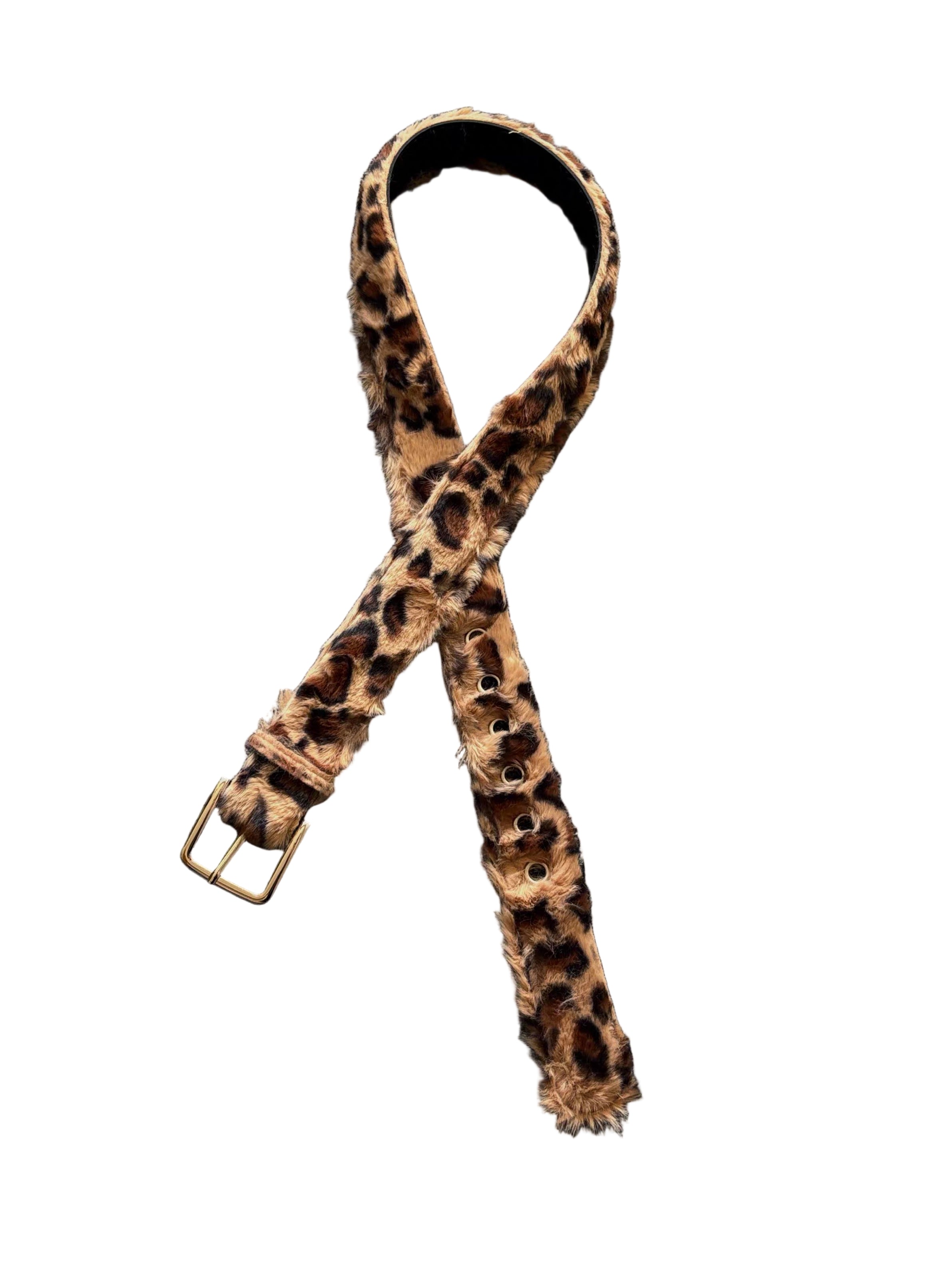 Wild Cheetah Plush Belt