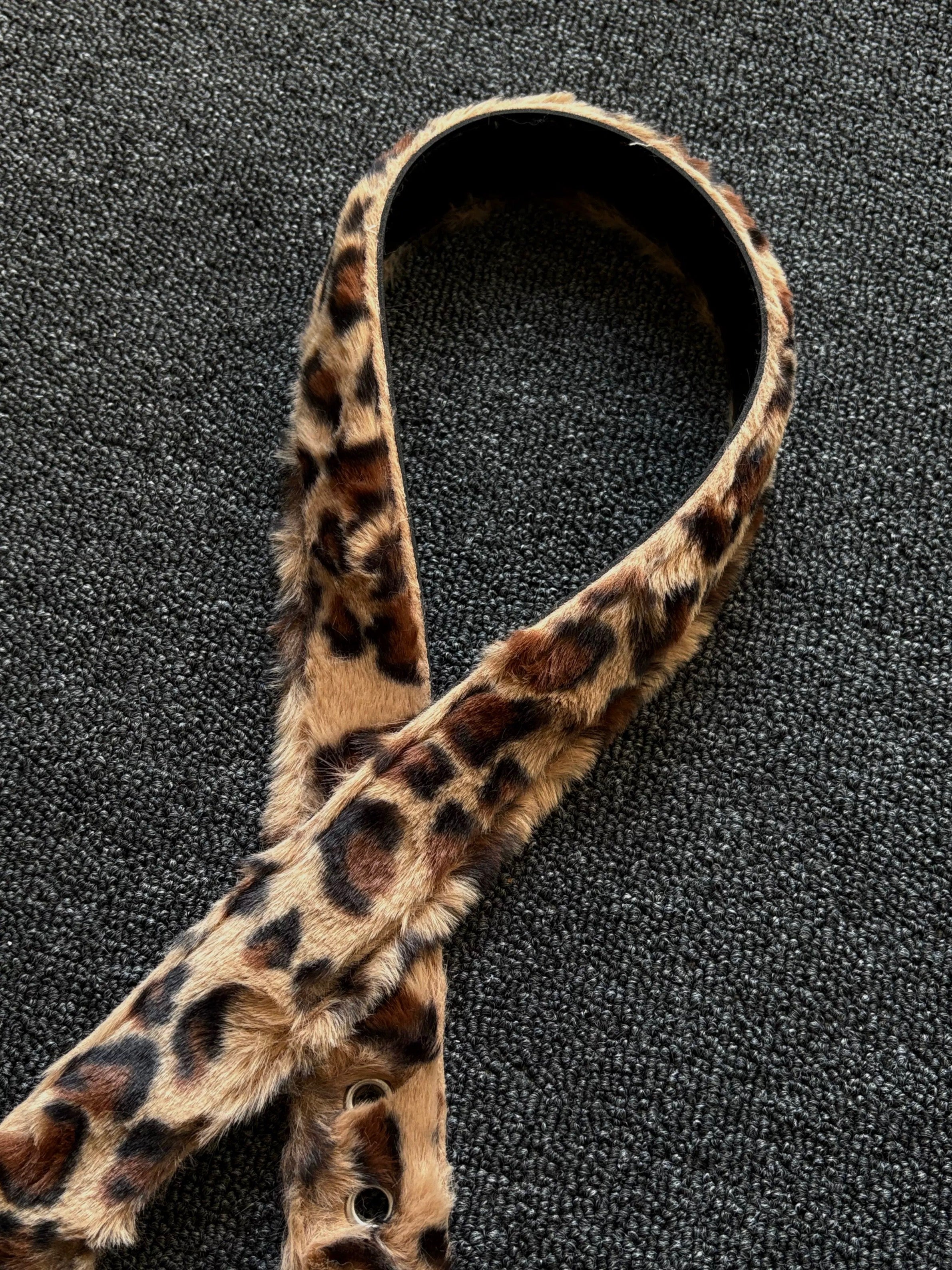 Wild Cheetah Plush Belt