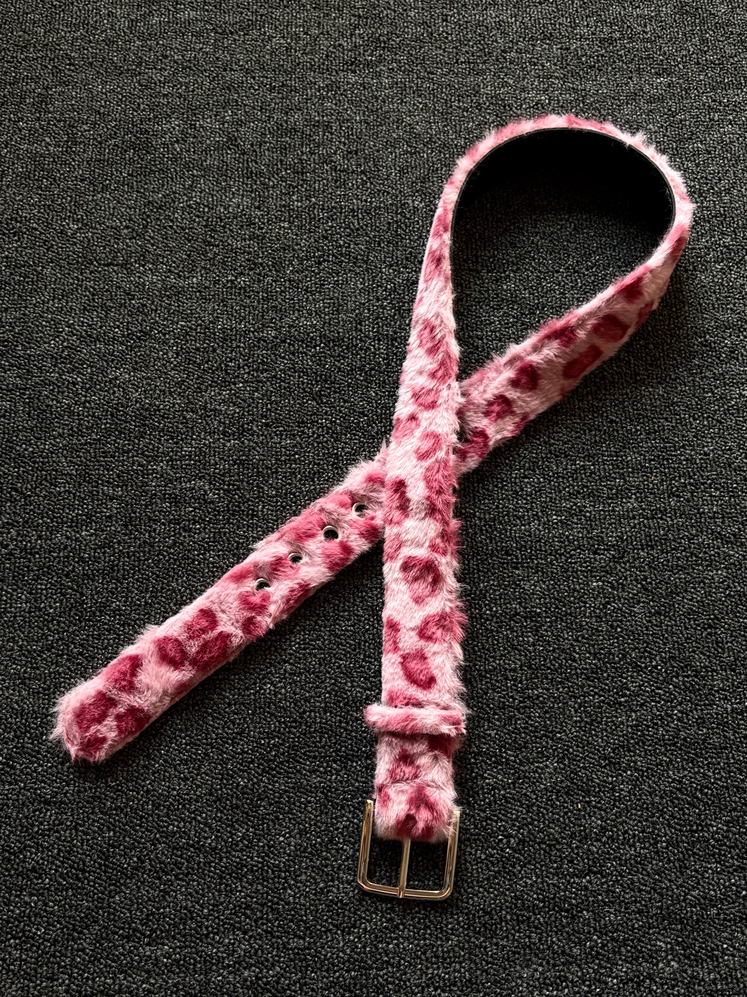 Pink Panther Plush Belt