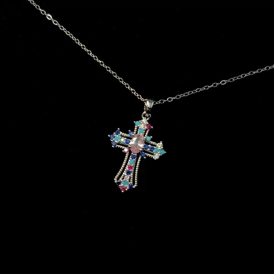 Aurora Cross Necklace