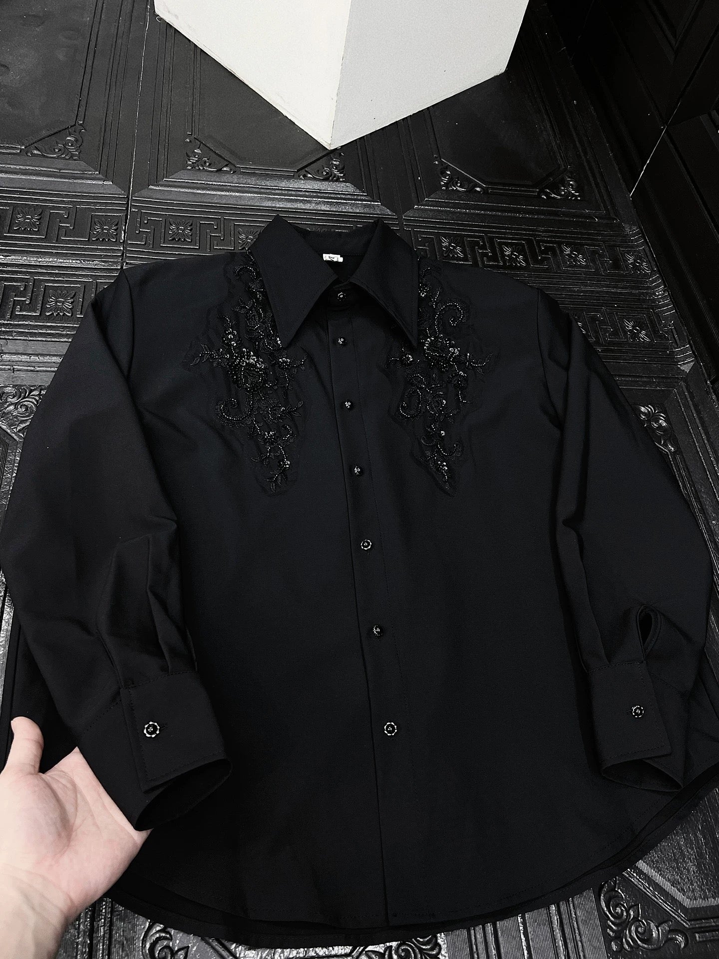 Baroque Veil Button Shirt