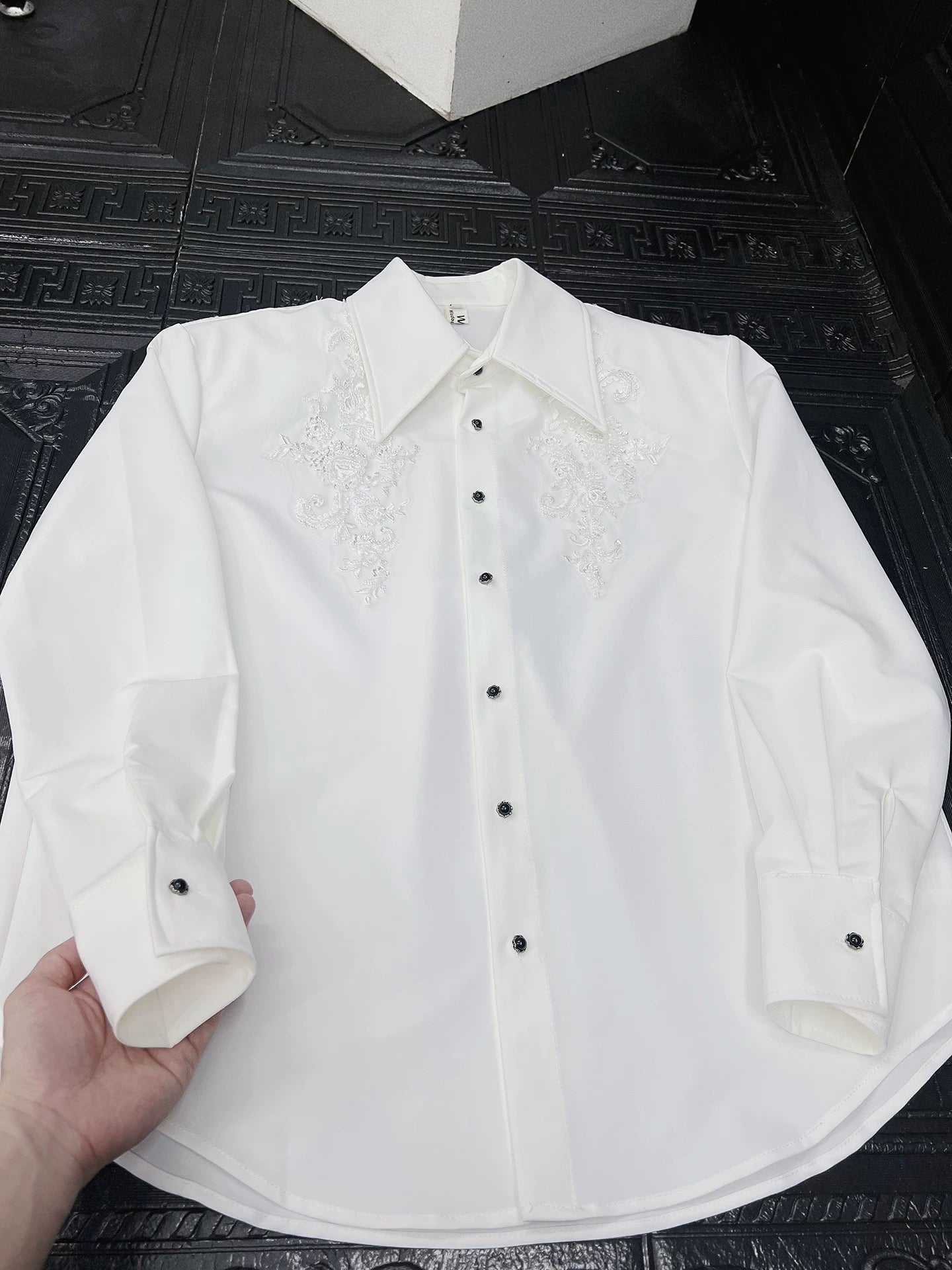 Baroque Veil Button Shirt