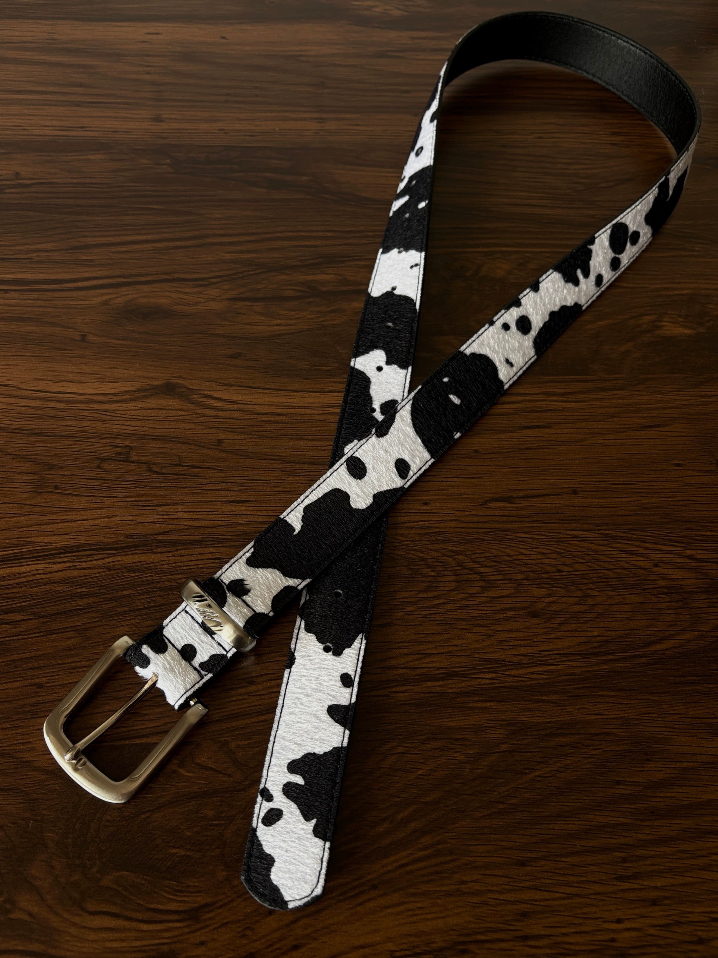 Urban Cowprint Belt