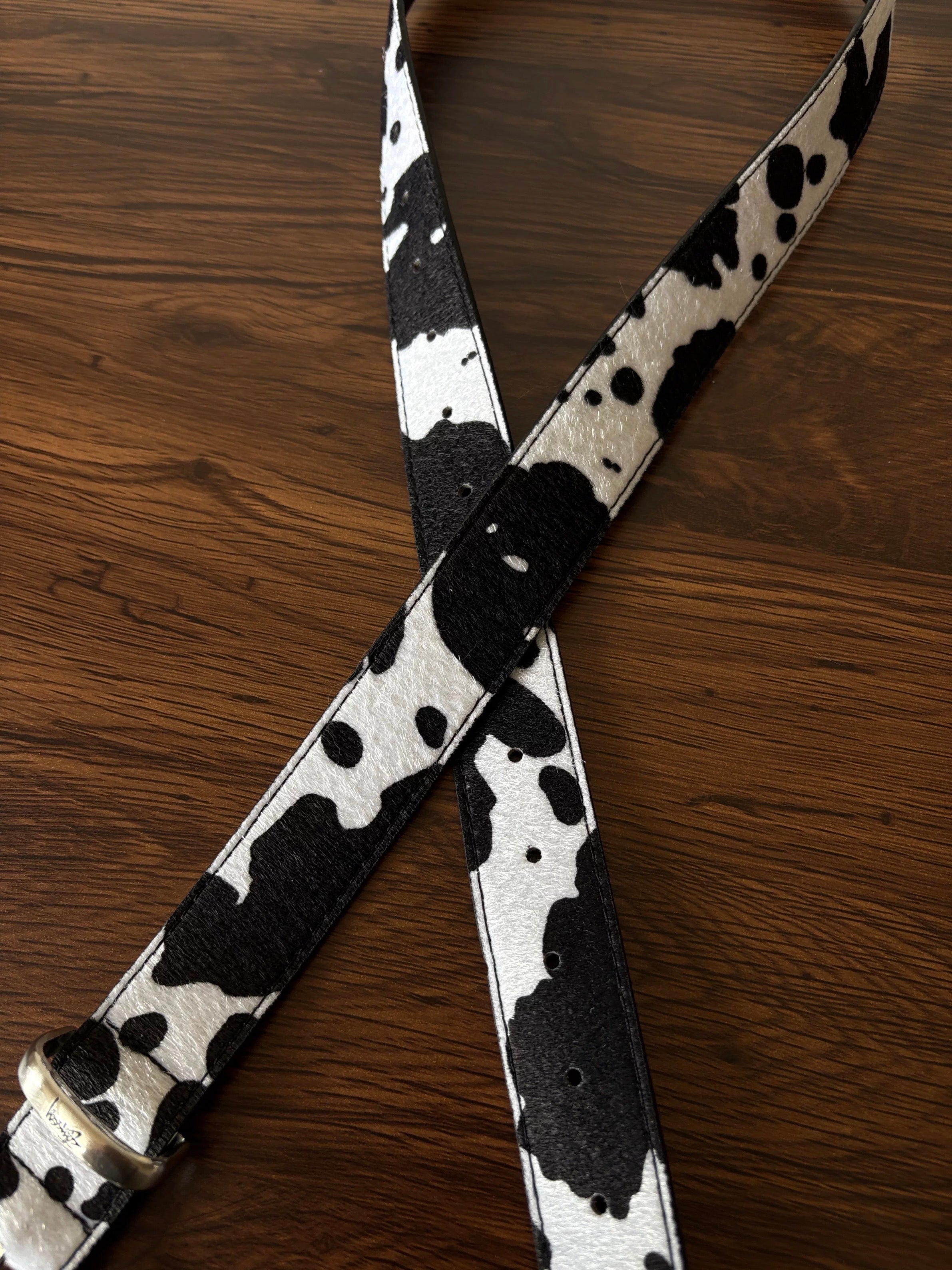 Urban Cowprint Belt
