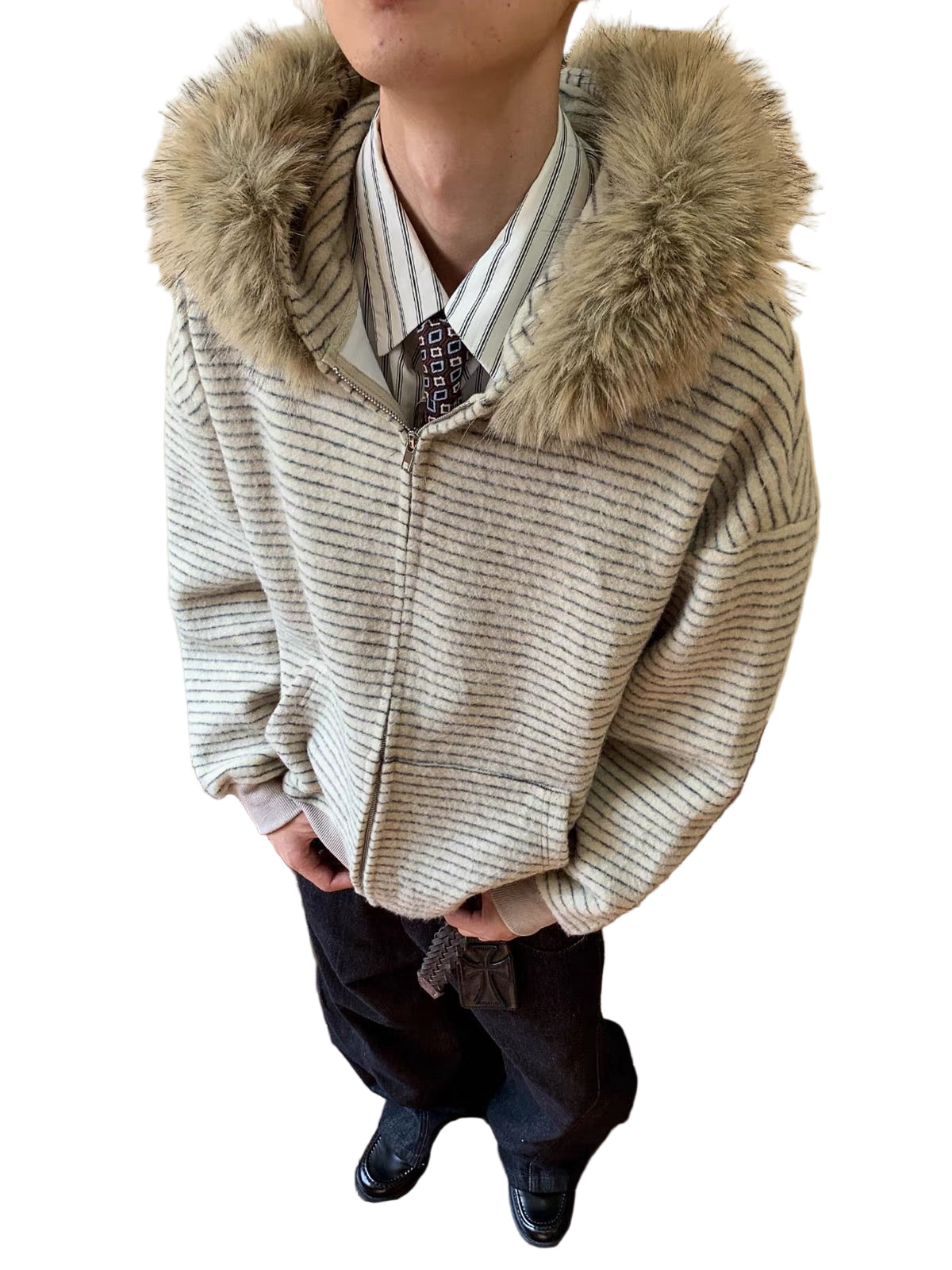 Arctic Striped Zip Up