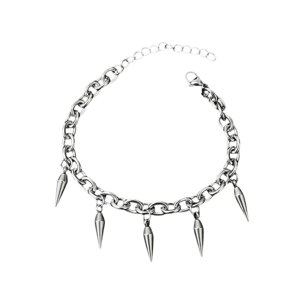 Spike Rivet Steel Bracelet