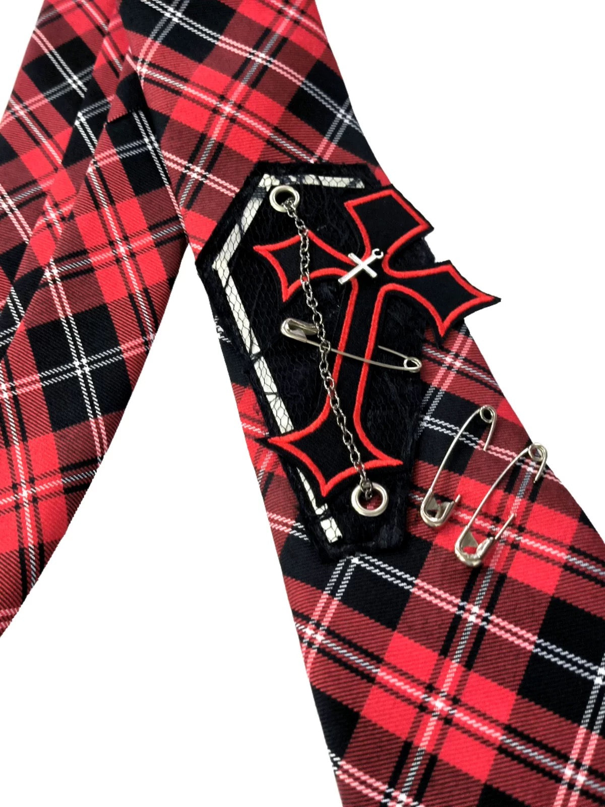 Crimson Anarchy Tie