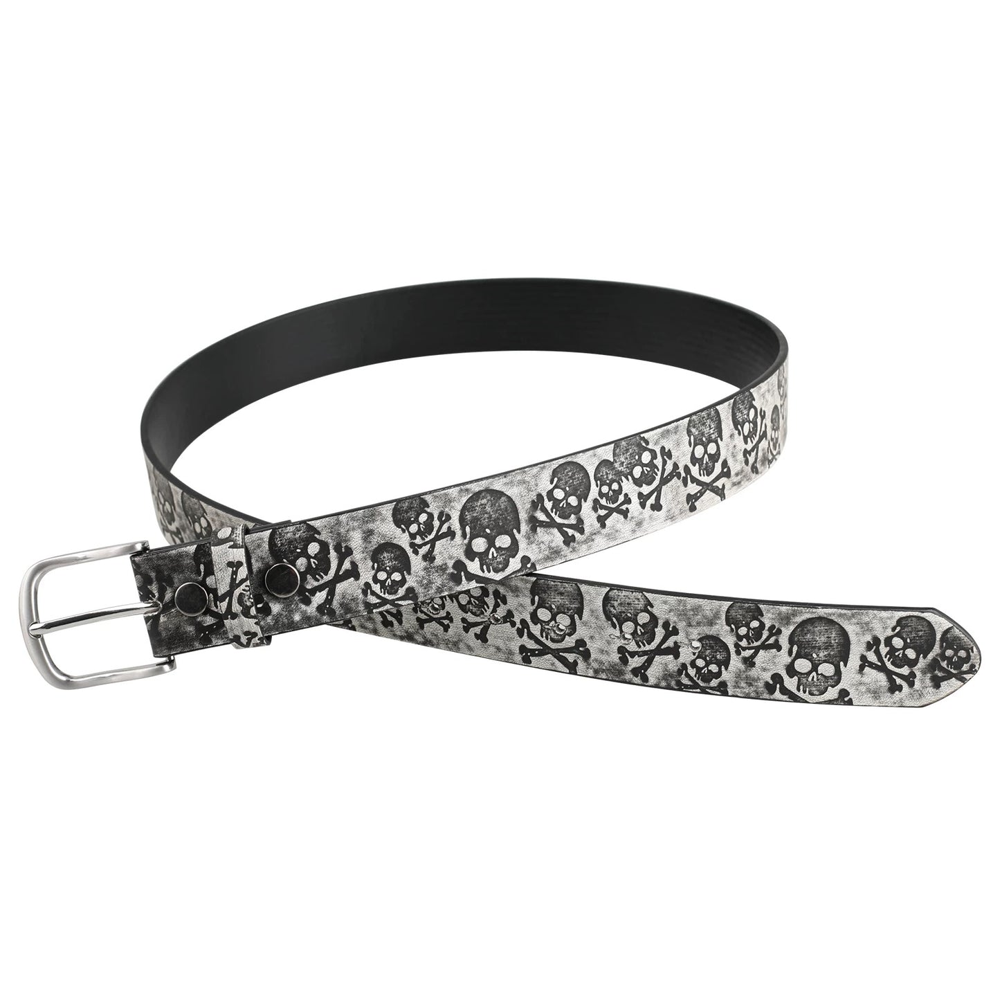 Death Skull Cross Bone Belt