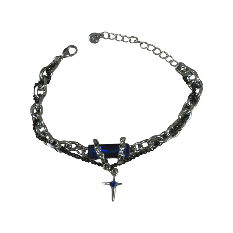 0163 - Blue Crystal Bracelet