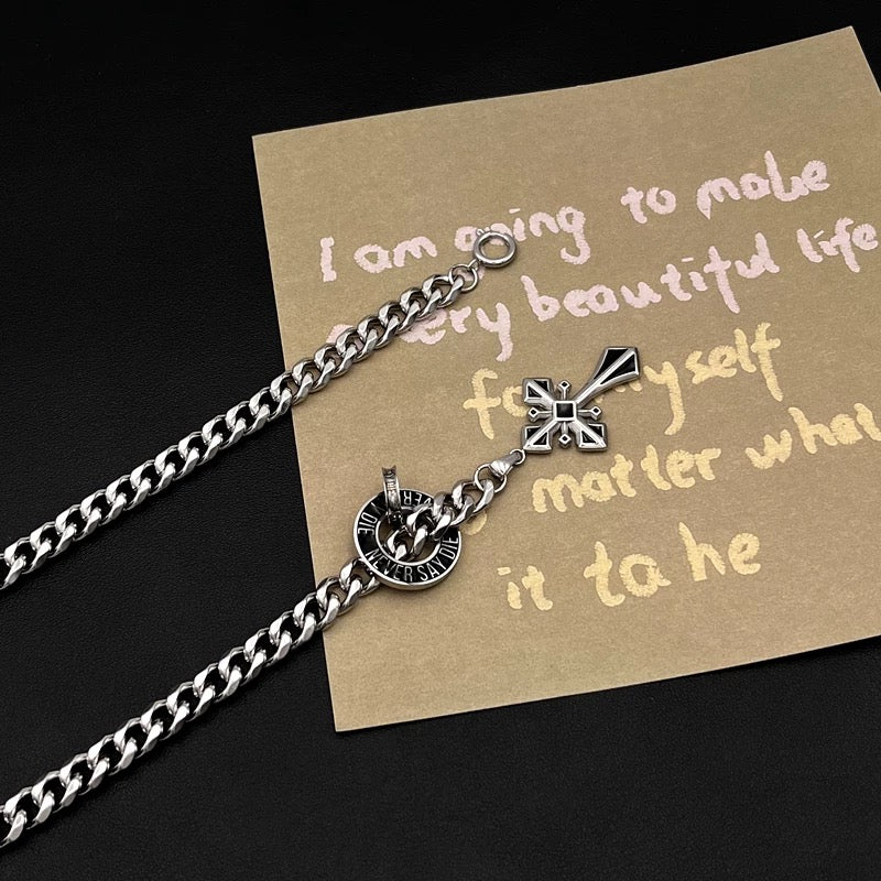 Celestial Cuban Cross Necklace