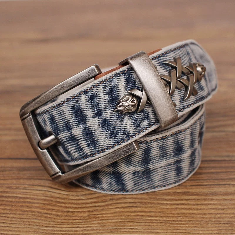 Crucible Flame Denim Belt