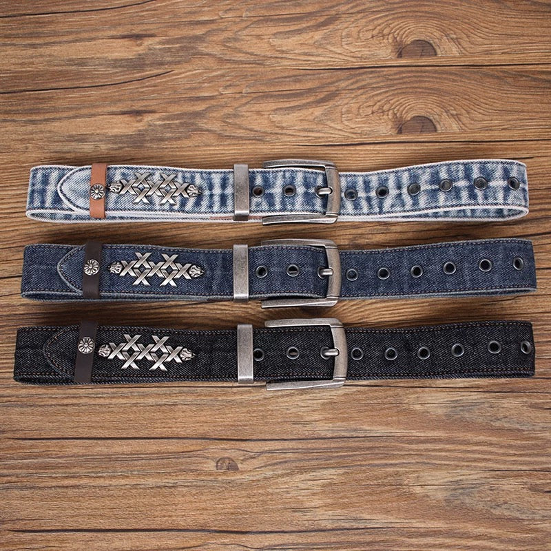 Crucible Flame Denim Belt