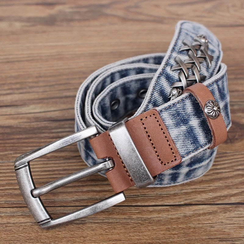 Crucible Flame Denim Belt