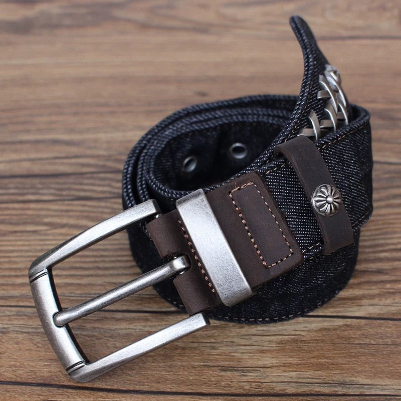 Crucible Flame Denim Belt