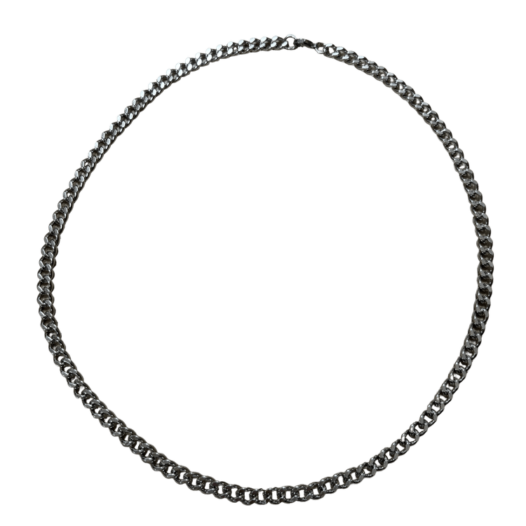 0274 - 7mm Stainless Steel Cuban Chain