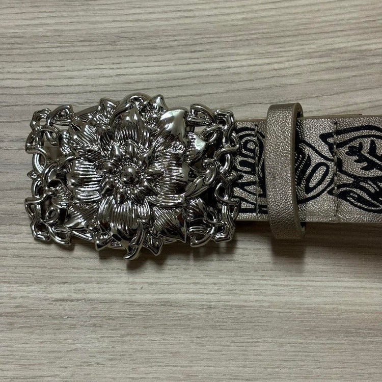 Rose Buckle Belt