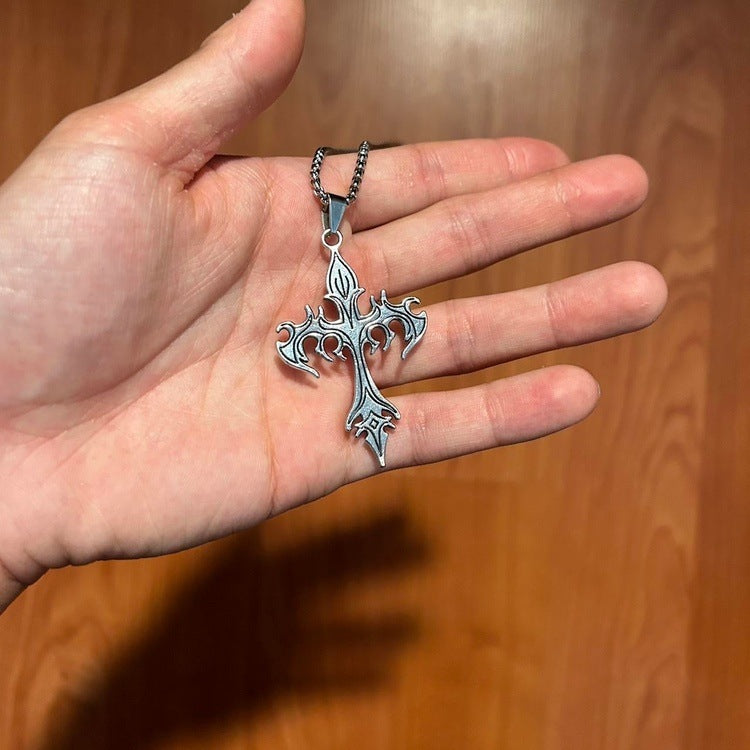 0259 - Vamp Cross Necklace