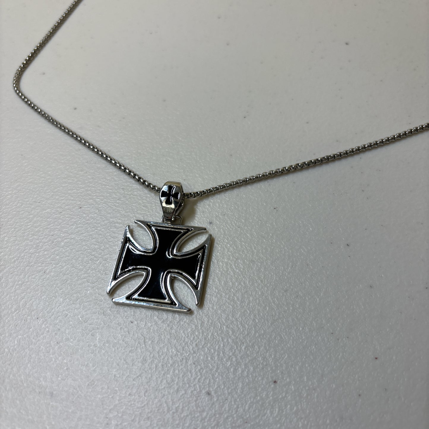 0171 - Black Cross Necklace