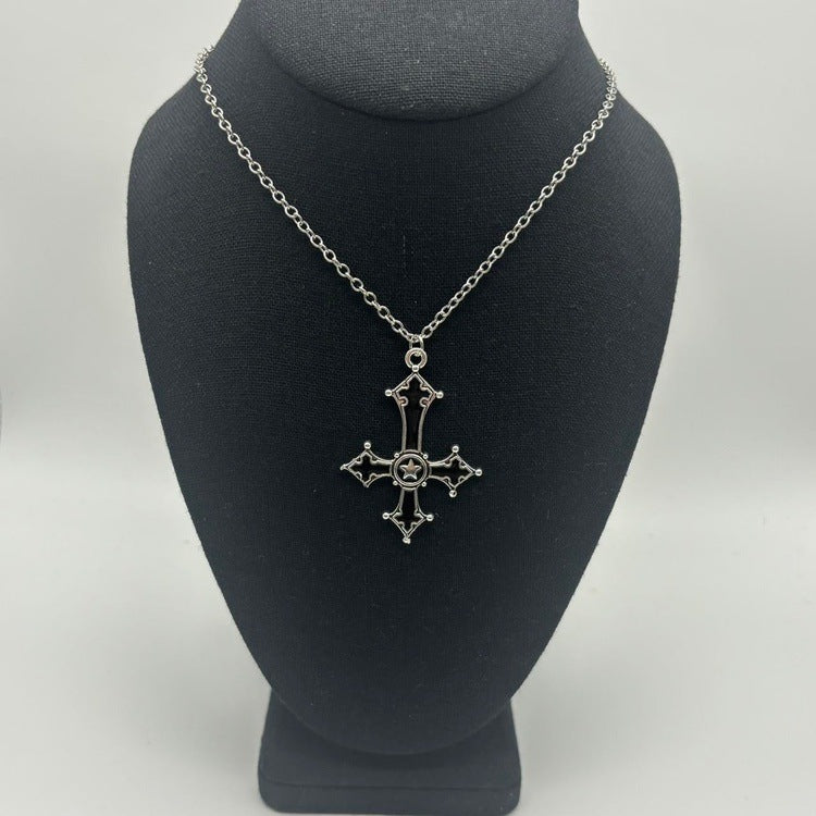 0281 - Inverted Cross Necklace