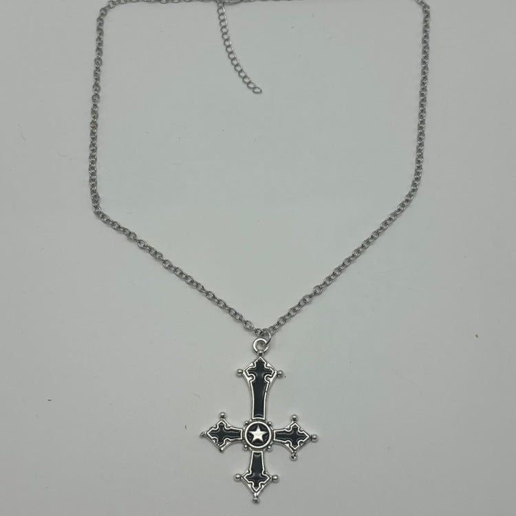 0281 - Inverted Cross Necklace