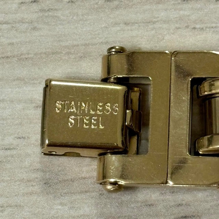 0165 - Gold Bike Chain Bracelet