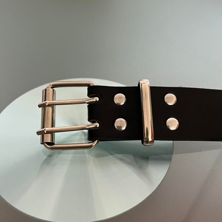 0046 - Star Rivet Belt (black)