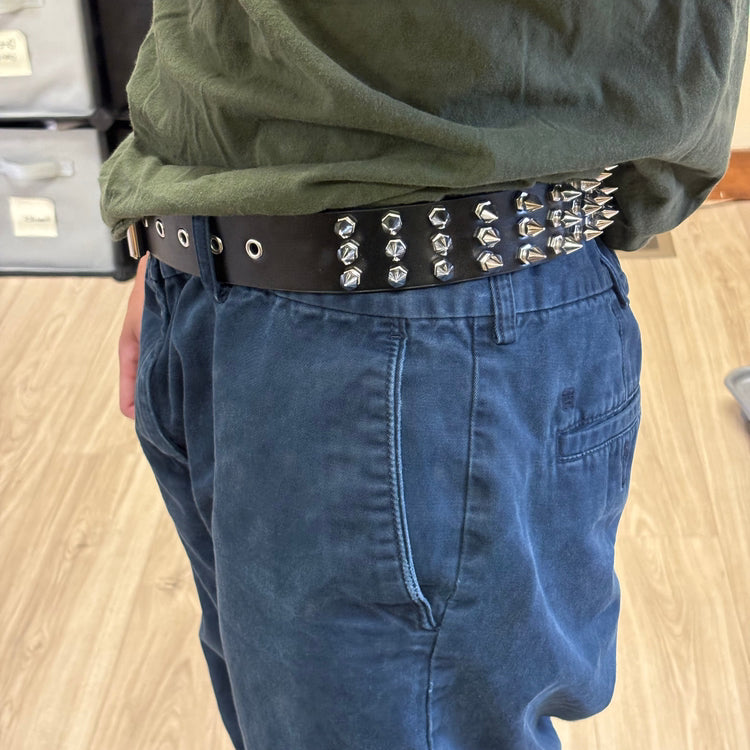 0029 - Emo/Punk Spike Rivet Belt