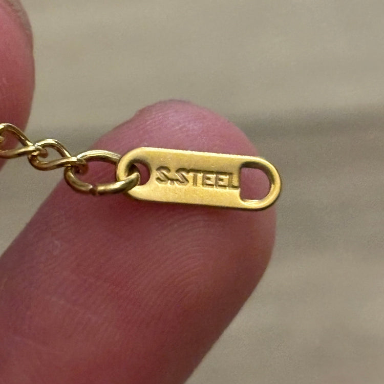 0167 - Gold Biohazard Chain