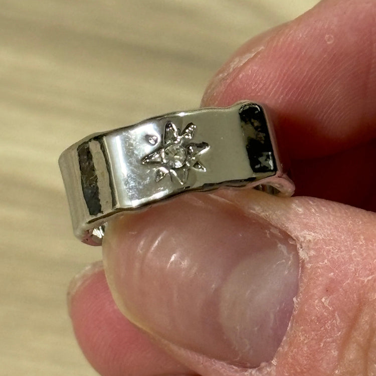 0320 - Star Rhinestone Ring Set