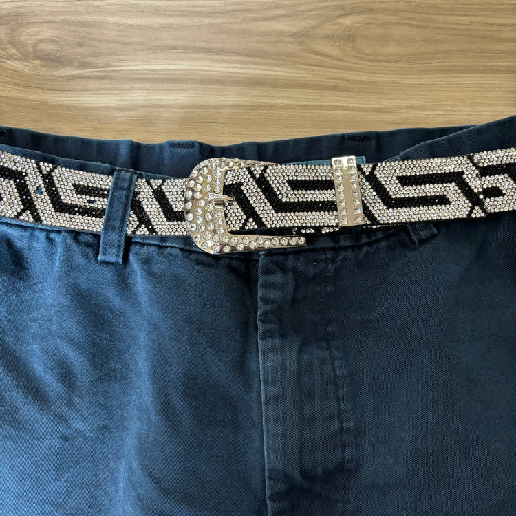 0035 - Sparkling Techno Cyber Rhinestone Belt