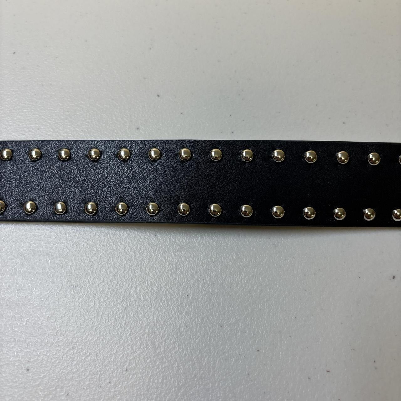 0605 - Gothic Rose Buckle Studded Belt