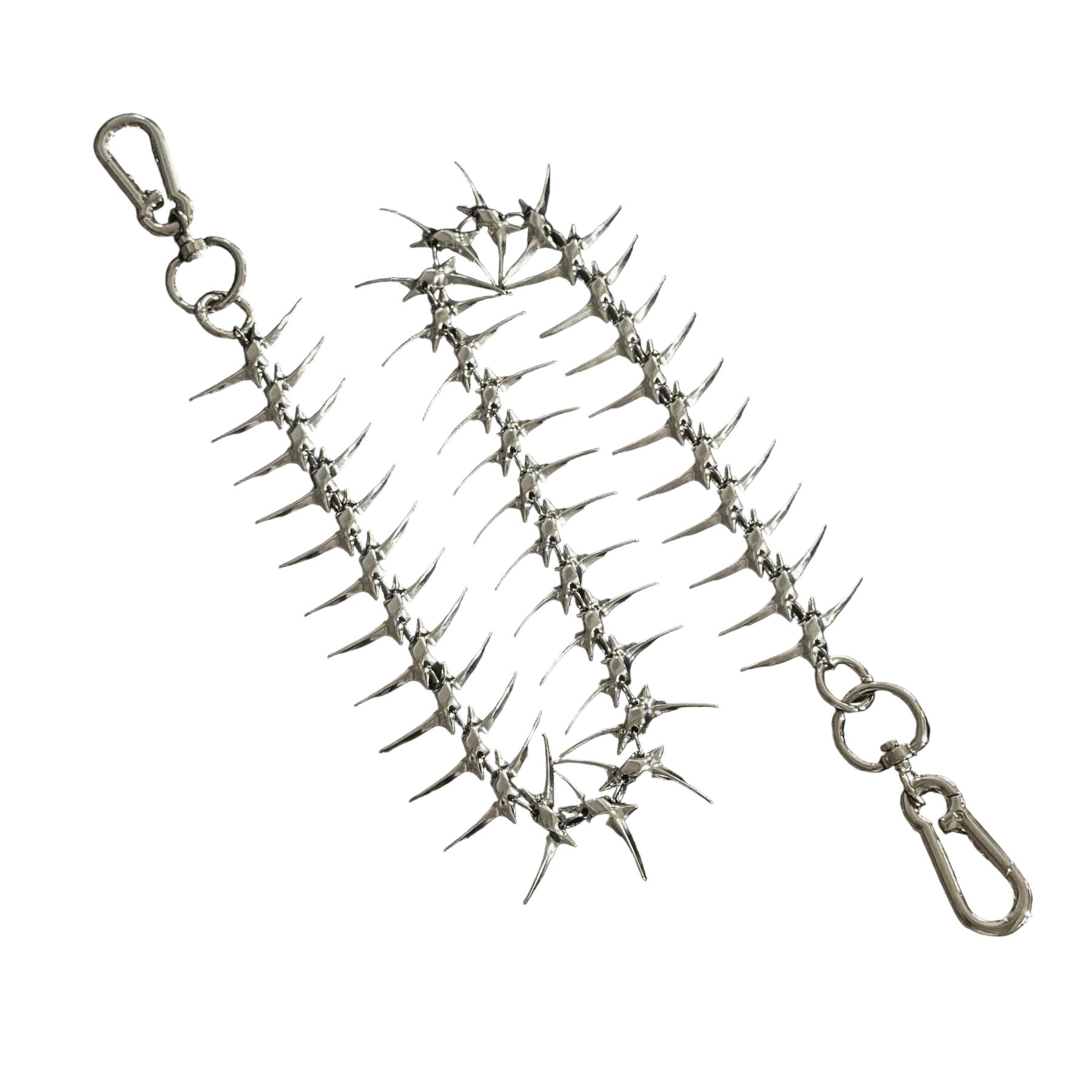 Skeleton Fishbone Wallet Chain