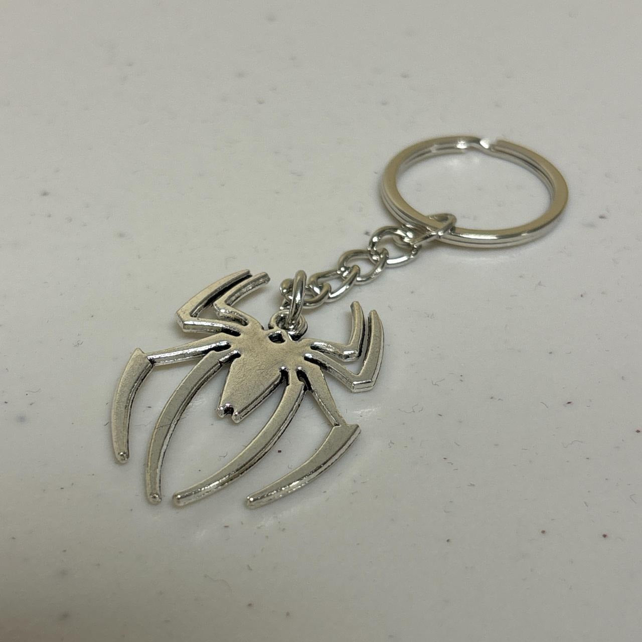 0578 - Silver Spider Mini Keychain