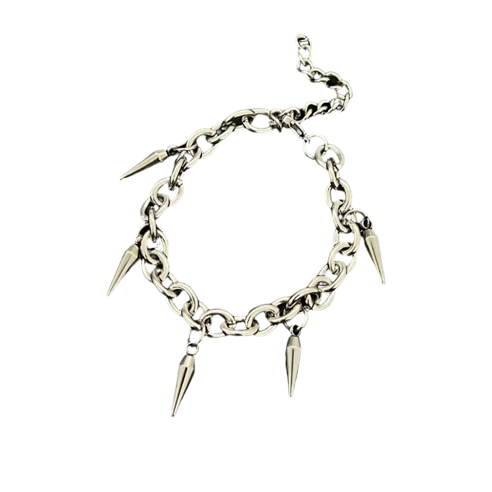Spike Rivet Steel Bracelet