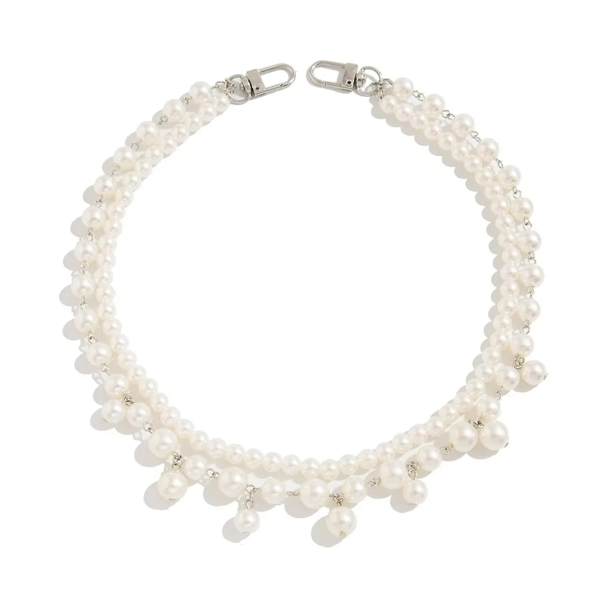 Layered Pearl Wallet Chain