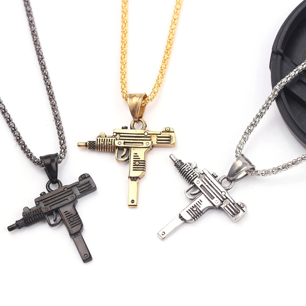 Uzi Pendant Necklace