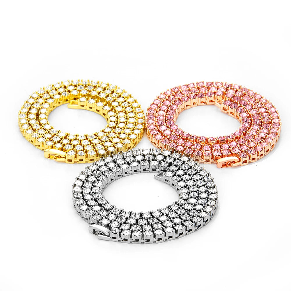 CZ Crystal Tennis Chain