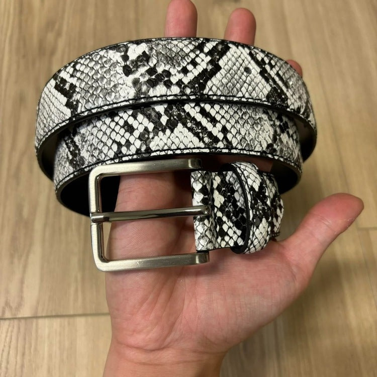 0436 - Snow Snake Scale Belt