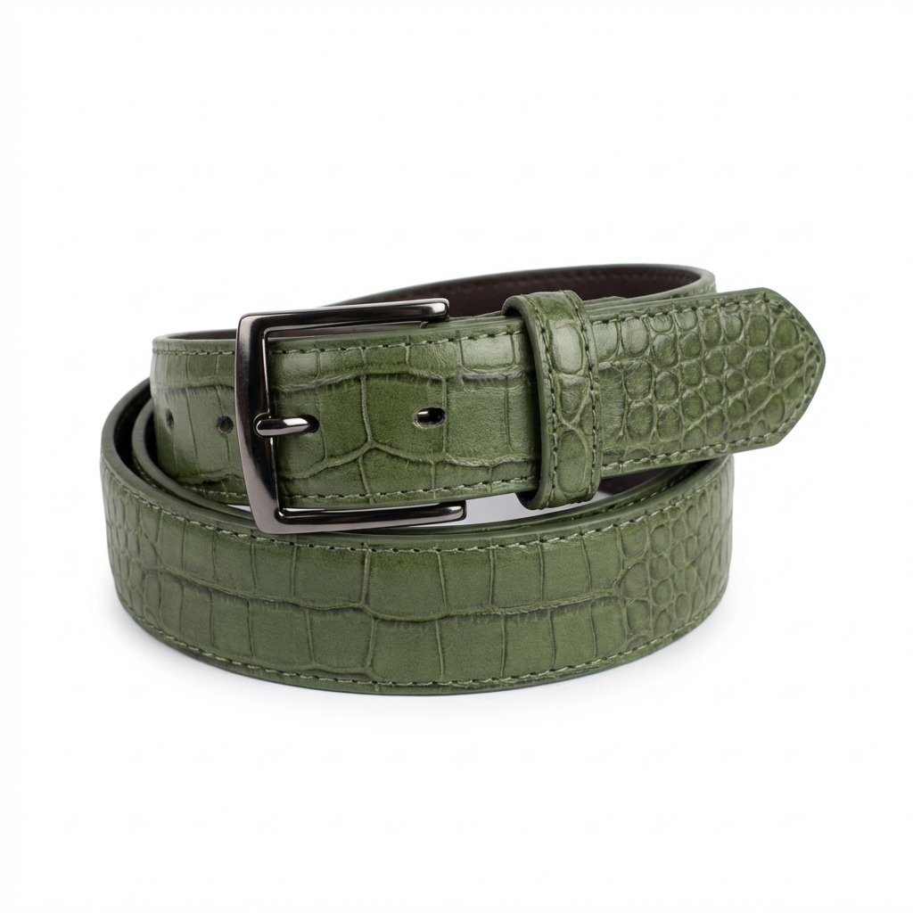Green Crocodile Belt – VHListings