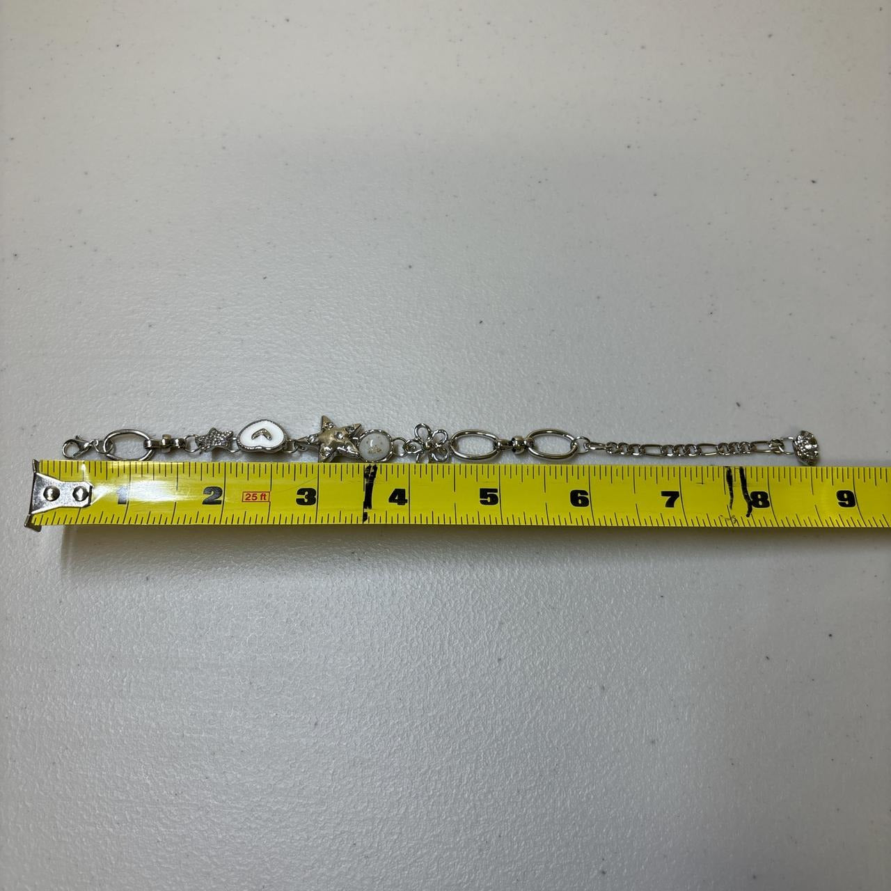 0681 - Y2K Charms Silver Bracelet