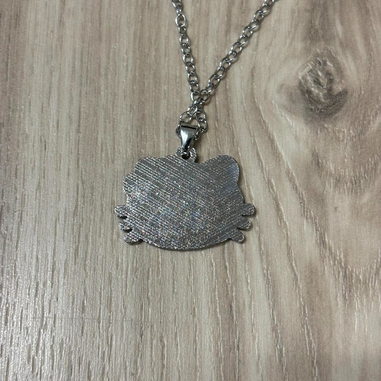 0502 - Y2K Rhinestone Hello Kitty Necklace