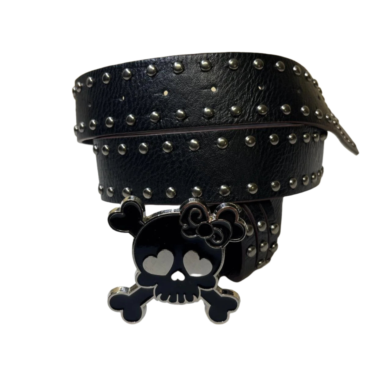 0665 - Skull Heart Buckle Belt V2